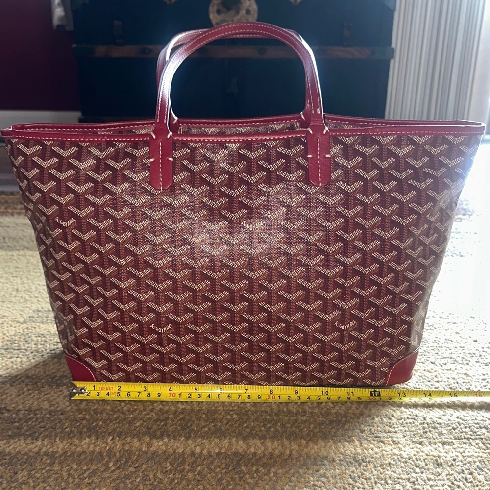 Burgundy Tote Bag